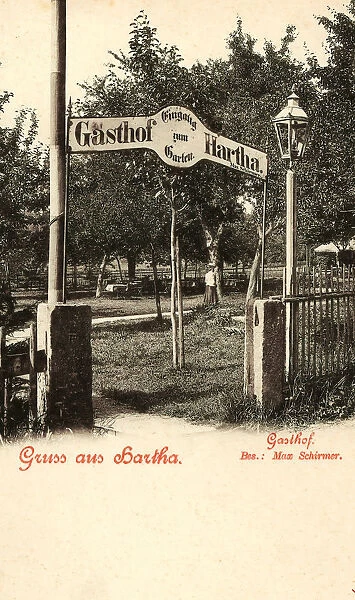 Gates Saxony Kurort Hartha 1901 Landkreis Sachsische Schweiz-Osterzgebirge
