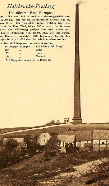 Halsbrücker Esse Texts 1904 Landkreis Mittelsachsen