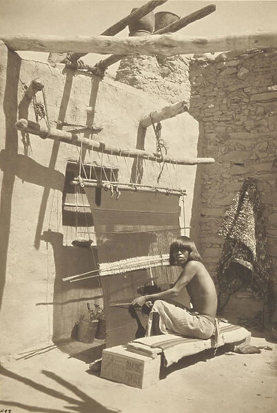 Hopi Blanket Maker A. C Vroman American 1856 1916