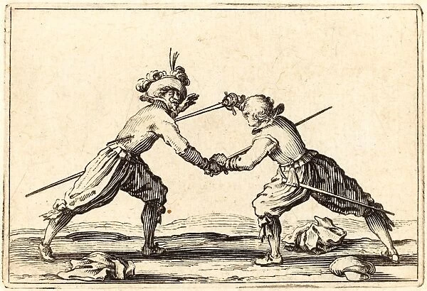 Jacques Callot, French (1592-1635), Duel with Swords, c. 1622, etching