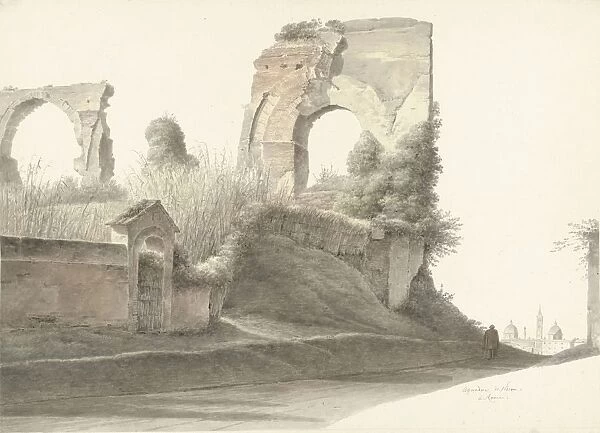 Neros Aqueduct Rome Drawing group 46 drawings