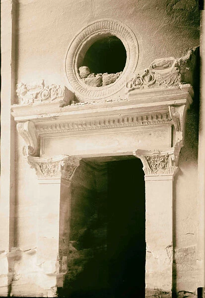 Petra Wadi Musa El-Khazneh Consoled cornice lintel