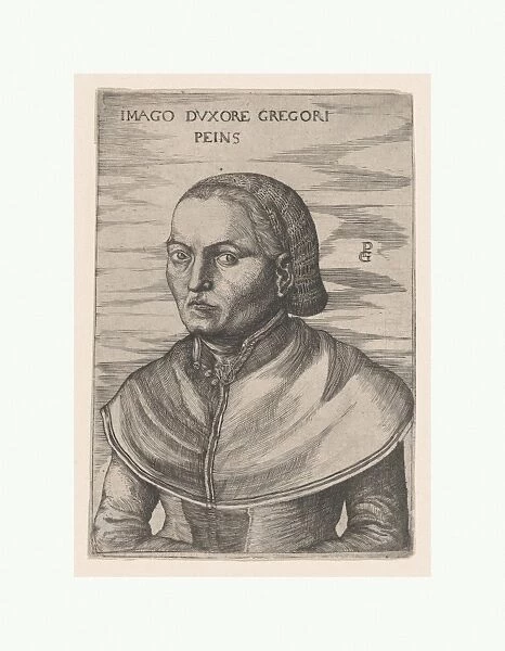 Portrait Wife Georg Pencz Imago Duxore Gregori Peins