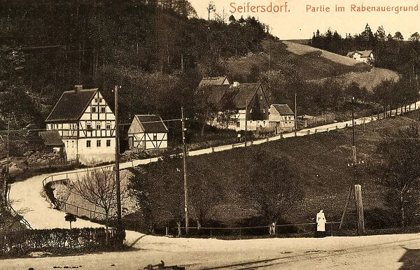 Rabenauer Grund Level crossings Saxony 1905 Landkreis Sachsische
