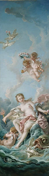 Venus Waves Francois Boucher French 1703 1770