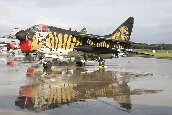 An A-7E Corsair of the Hellenic Air Force in special painting