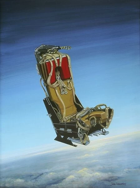 Acrylic painting of the Martin Baker ejection seat