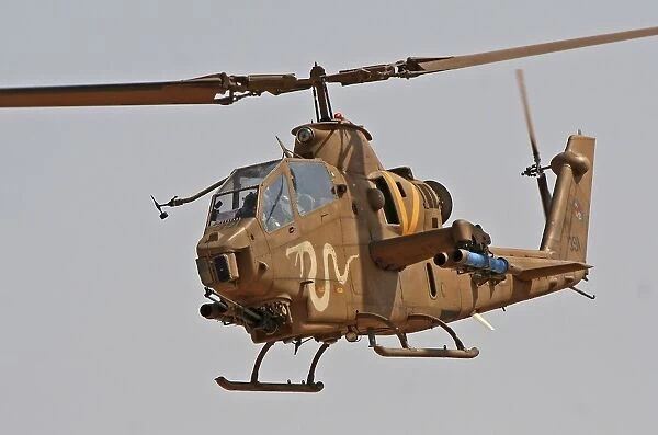 An AH-1S Tzefa attack helicopter of the Israeli Air Force