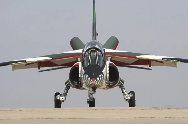 An Alpha Jet of the Portuguese Air Force demo team