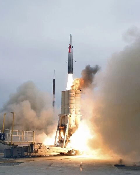 An Arrow anti-ballistic missile launch