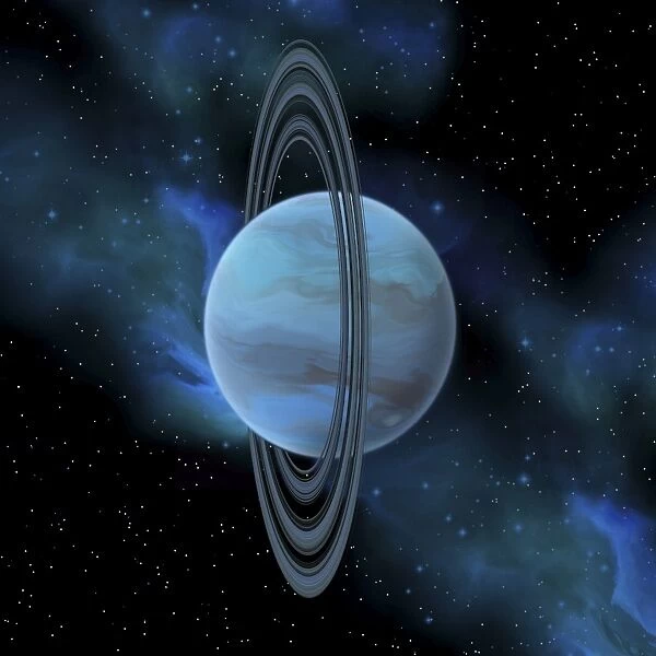 Artists concept of planet Uranus