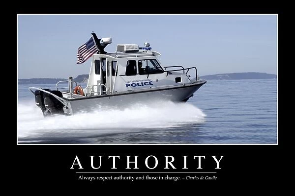 Authority: Inspirational Quote and Motivational Poster