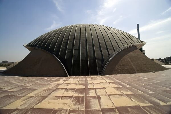 Baghdad, Iraq - A great dome sits at 12 degrees over the Monument to the Unknown Soldier