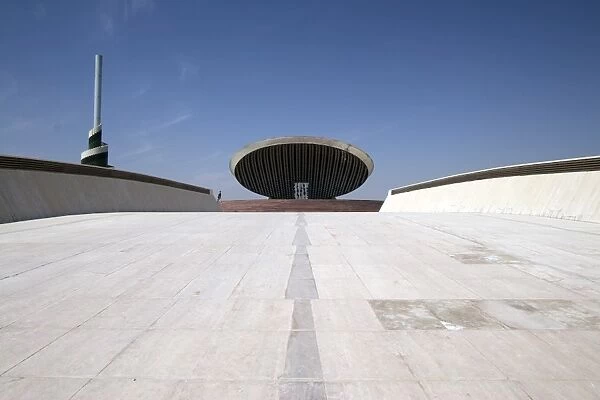 Baghdad, Iraq - The ramp that leads to the great dome and the Monument to the Unknown