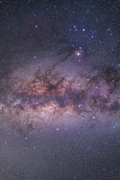 Center of the Milky Way through Sagittarius and Scorpius
