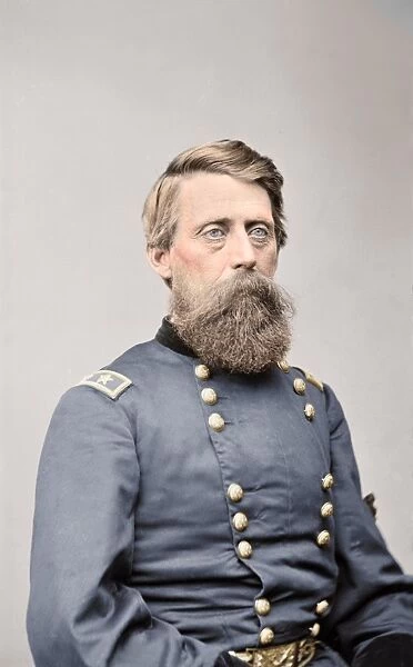 Civil War General Jefferson C. Davis of the Union Army, circa 1860