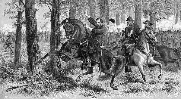 Civil War print of Union General John Reynolds