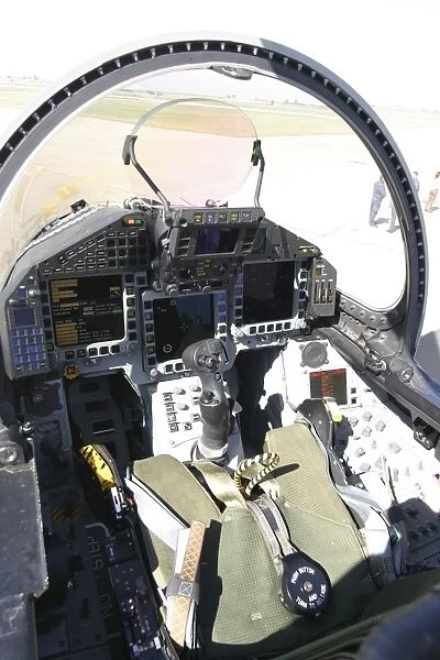 Cockpit view of a Eurofighter Typhoon