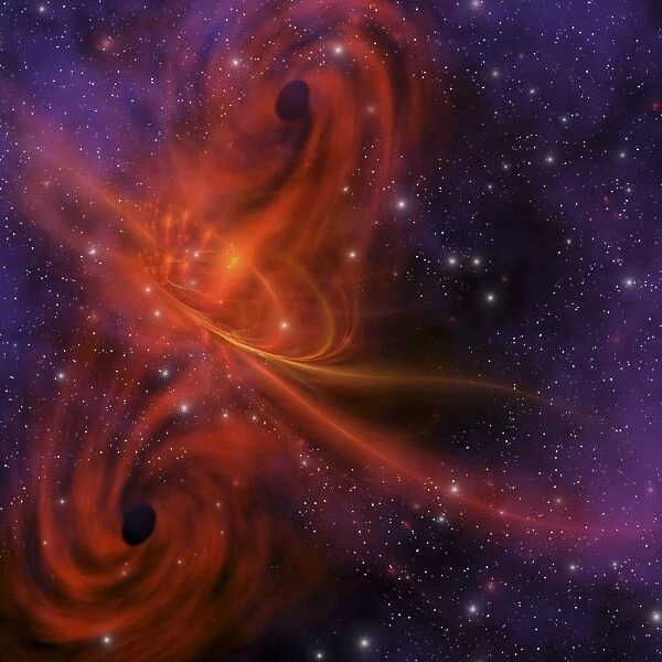 This cosmic phenomenon is a whirlwind in space