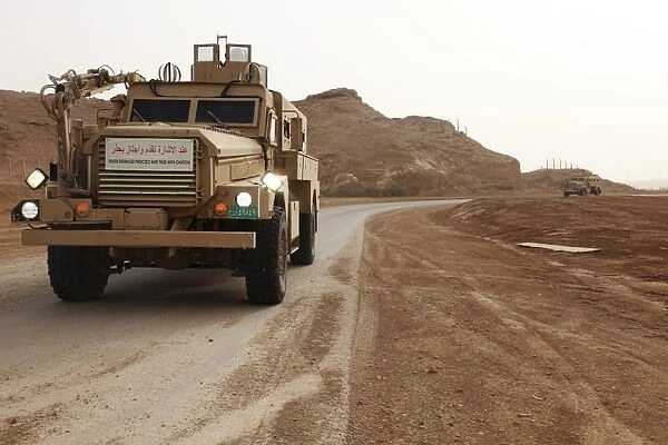 Cougar armored fighting vehicles in Iraq