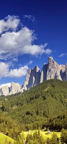 Dolomite Alps and forest, Northern Italy