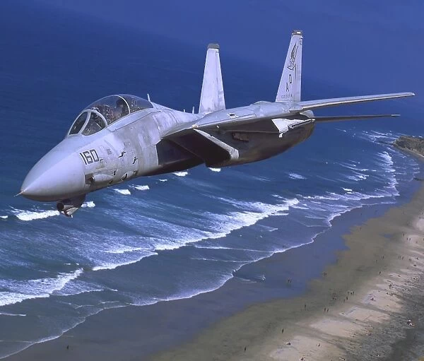 F-14 Tomcat flying over San Diego, California