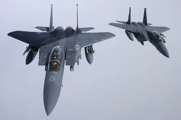 Two F-15E Strike Eagle of the U. S. Air Force