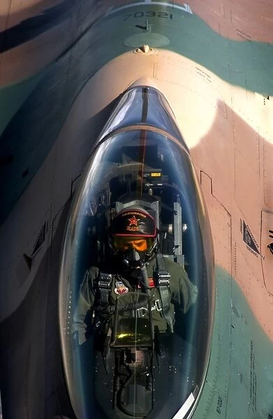 An F-16 Fighting Falcon