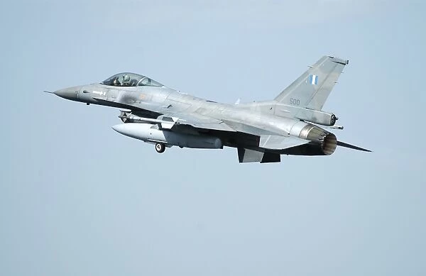 F-16C from the Hellenic Air Force taking off from Lechfeld Air Base, Germany