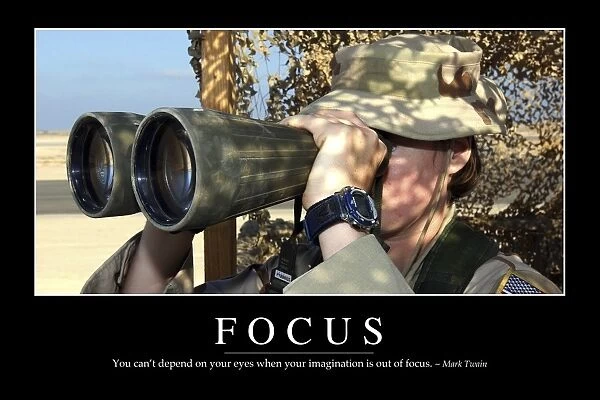 Focus: Inspirational Quote and Motivational Poster