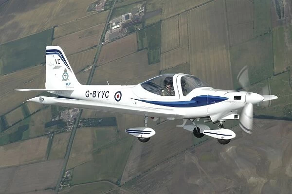 G-115 Tutor basic trainer in-flight over England