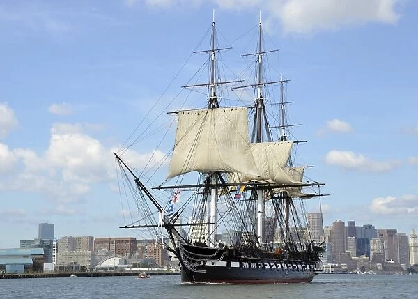 HMS Guerriere in the Boston Harbor