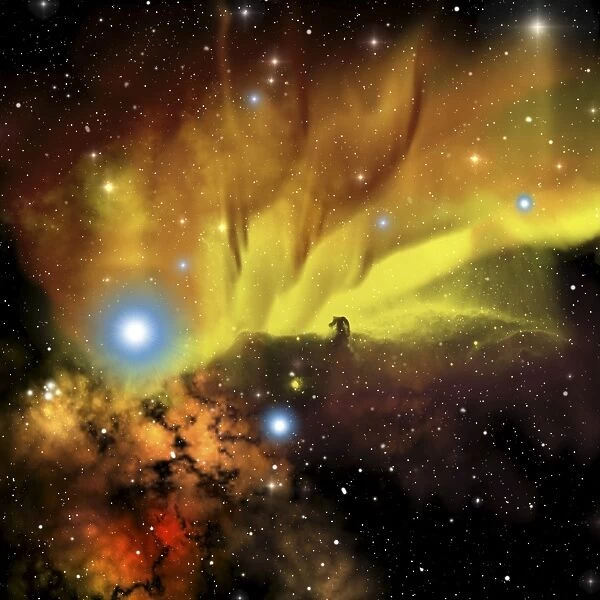 Illustration of the Horsehead Nebula