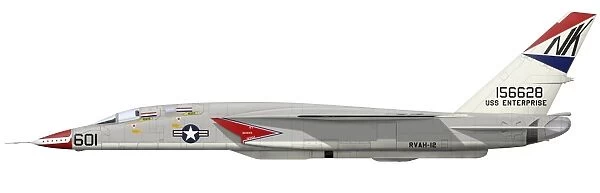 Illustration of an RA-5C Vigilante reconnaissance aircraft