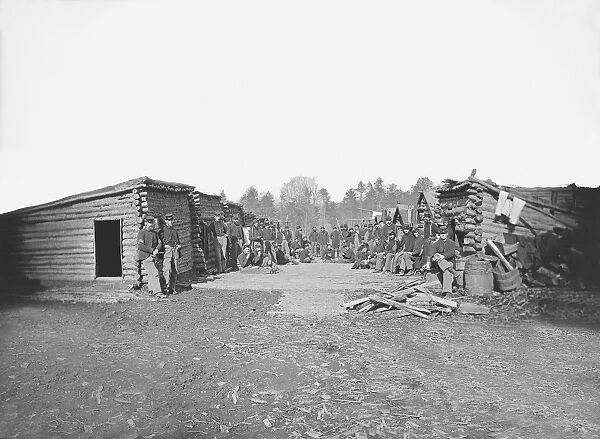 Infantry winter quarters during the American Civil War