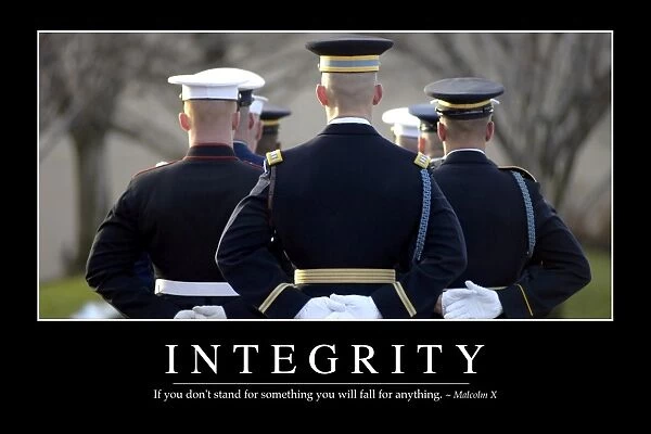 Integrity: Inspirational Quote and Motivational Poster