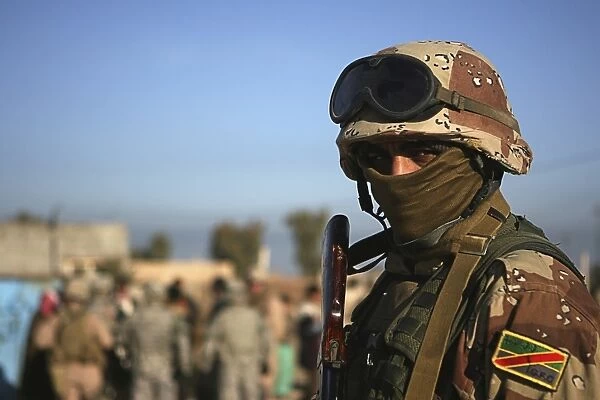 An Iraqi soldier
