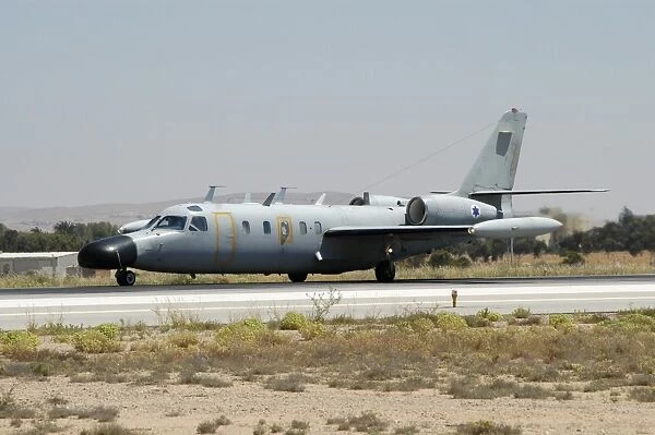 Israeli Air Force 1124N Seascan patrol aircraft at Nevatim Airbase
