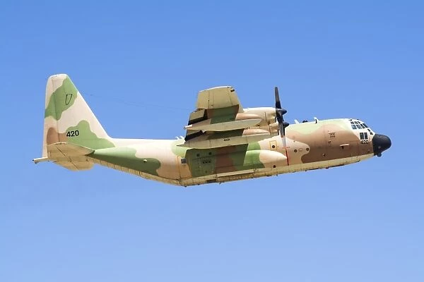 Israeli Air Force C-130 Karnaf taking off