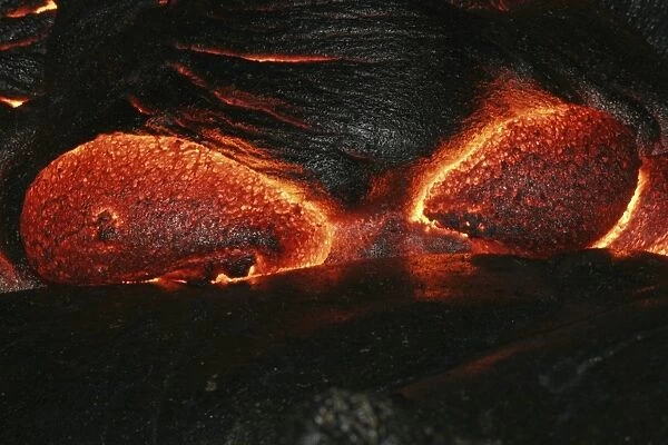 Kilauea Pahoehoe lava flow, Big Island, Hawaii