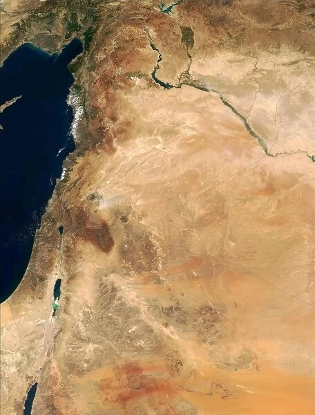 The lands of Israel along the eastern shore of the Mediterranean Sea