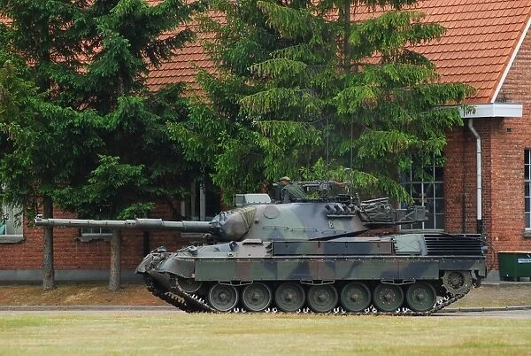 The Leopard 1A5 main battle tank in use with the Belgian Army