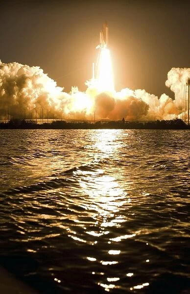 Lift-off of Space Shuttle Discovery