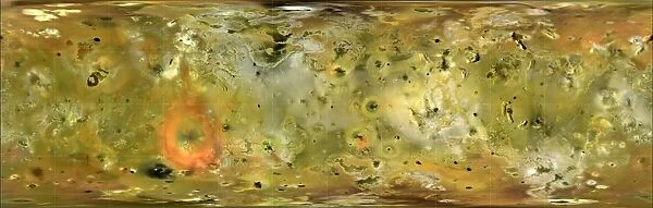 Map of Jupiters moon Lo