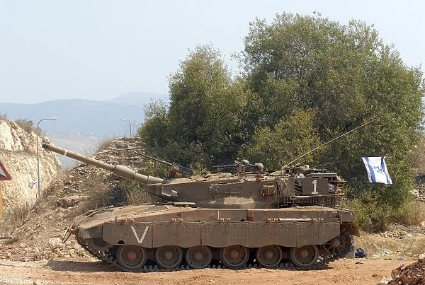 The Merkava Mark III-D main battle tank of the Israel Defense Force