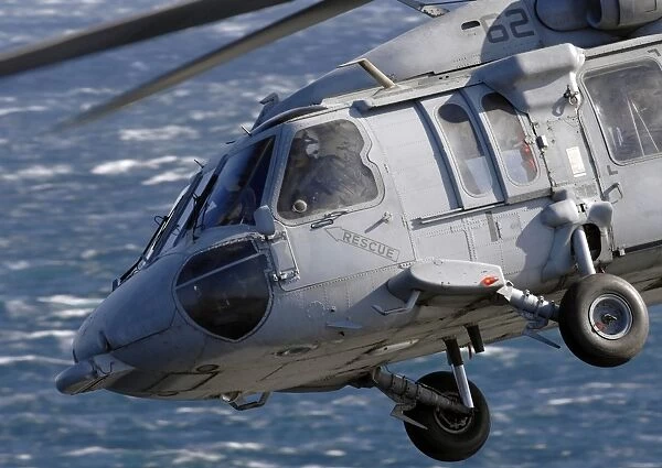 An MH-60S Seahawk helicopter