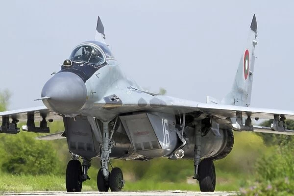 A MiG-29 of the Bulgarian Air Force