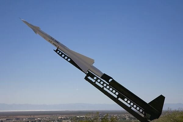 Missile on display at Alamogordo Space Museum, New Mexico