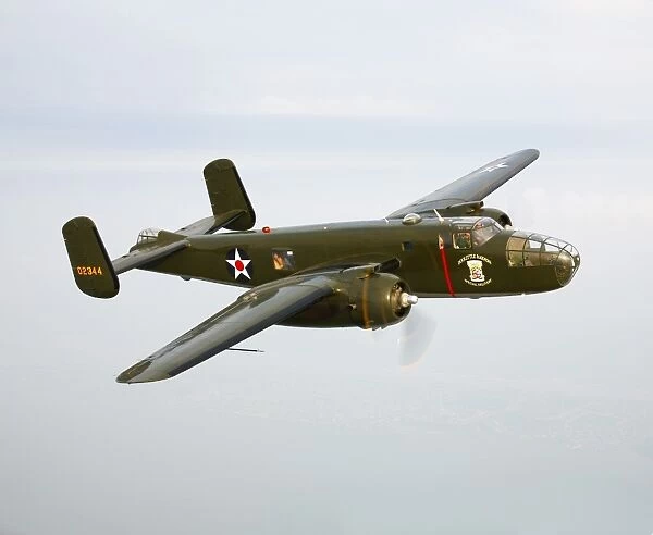 A North American B-25 Mitchell in flight