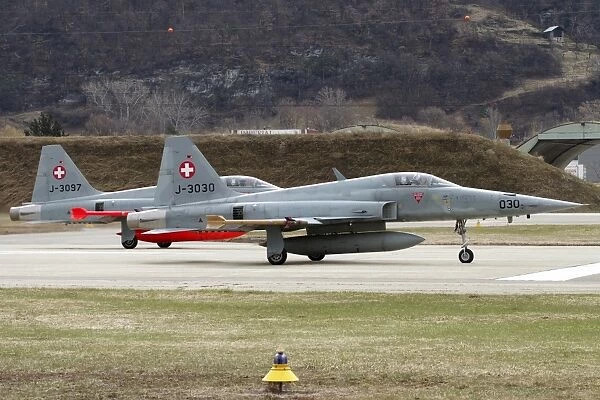 A Northrop F-5E Tiger of the Swiss Air Force